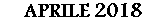 APRILE 2018
